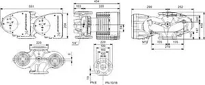 Насос циркуляционный Grundfos MAGNA1 D 100-60 F 99221454 Насос циркуляционный Grundfos MAGNA1 D 100-60 F 99221454, 3