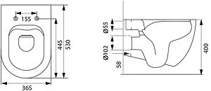 Унитаз подвесной безободковый Allen Brau Reality белый 4.32006.20 Унитаз подвесной безободковый Allen Brau Reality белый 4.32006.20, 2