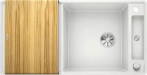 Мойка кухонная Blanco Axia III 6 S-F 100 (доска ясень) белый 523523 Мойка кухонная Blanco Axia III 6 S-F 100 (доска ясень) белый 523523, 1