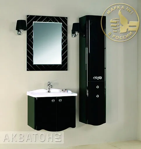 Зеркало Aquaton Венеция 65 чёрный 1A155302VNL20