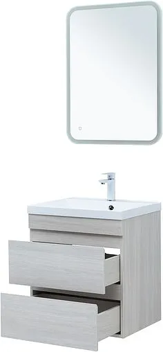 Тумба под умывальник подвесная Aquanet Нота New 60 дуб холден 00334203