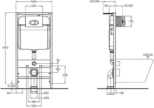 Инсталляция для подвесного унитаза Set 3 в 1 BelBagno BB026/BB081CR с кнопкой хром глянцевый Инсталляция для подвесного унитаза Set 3 в 1 BelBagno BB026/BB081CR с кнопкой хром глянцевый
