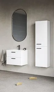 Шкаф-пенал подвесной Ravak Chrome II SD 39 R белый X000001749 Шкаф-пенал подвесной Ravak Chrome II SD 39 R белый X000001749, 3