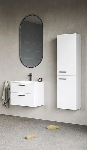 Шкаф-пенал подвесной Ravak Chrome II SD 39 R белый X000001749