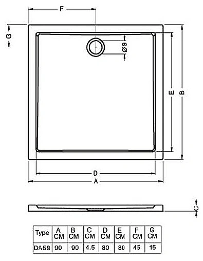 Поддон для душа Riho Zurich 250 D00100700