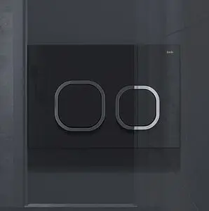 Клавиша смыва для унитаза IDDIS Uniglass UNG01BCi77 стекло/черный, кольца/хром глянцевый Клавиша смыва для унитаза IDDIS Uniglass UNG01BCi77 стекло/черный, кольца/хром глянцевый, 4