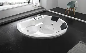 Ванна акриловая с гидромассажем Gemy 185x162 G9053 B Ванна акриловая с гидромассажем Gemy 185x162 G9053 B, 4