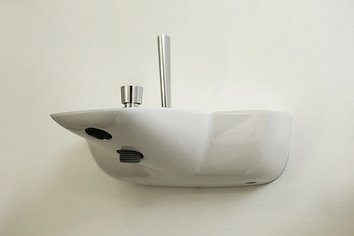 Смеситель для ванны Hansgrohe PuraVida белый/хром 15472400