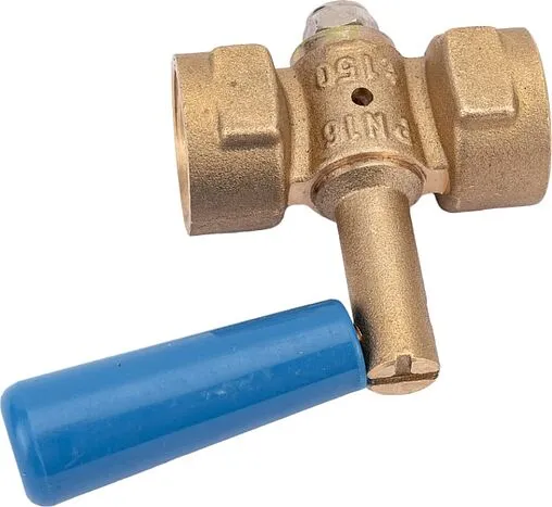 Кран для манометра трехходовой ½&quot;в x М20x1.5мм Ci 11Б18бк 01.10.БКР0150