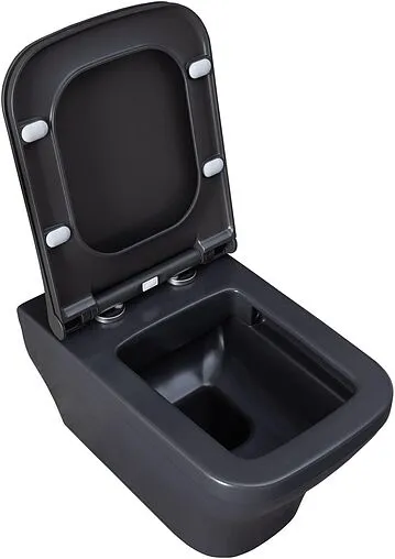 Унитаз подвесной безободковый Allen Brau Infinity антрацит 4.21011.AN