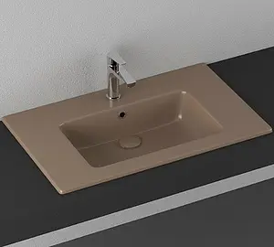 Раковина ISVEA SistemaT 81.5 коричневый 10SL51081SV-2H Раковина ISVEA SistemaT 81.5 коричневый 10SL51081SV-2H, 1
