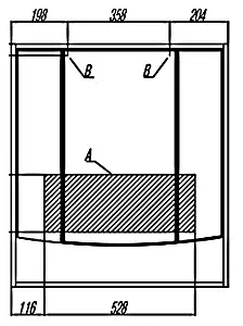 Шкаф-зеркало Aquaton Инфинити 76 R ясень коимбра 1A192102IFSC0, 5