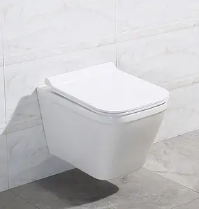 Унитаз подвесной безободковый BelBagno Dory белый BB522ACHR, 4