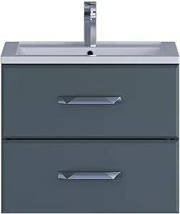 Тумба-умывальник подвесная Uperwood Foster 60 серый графит 291020539 Тумба-умывальник подвесная Uperwood Foster 60 серый графит 291020539, 1