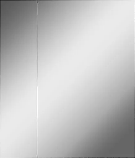 Шкаф-зеркало Домино Стайл 60 белый DI44185HZ