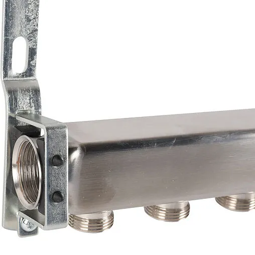 Группа коллекторная распределительная 8 отводов 1&quot;в/в x ¾&quot;ек Rommer RMS-4401-000008