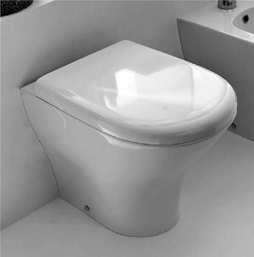 Крышка-сиденье для унитаза с микролифтом Kerasan Aquatech белый 378801