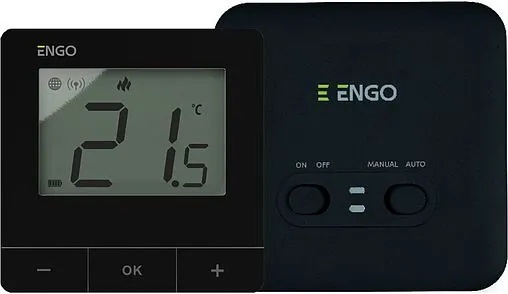 Беспроводной комнатный терморегулятор Wi-Fi ENGO черный E20i-B