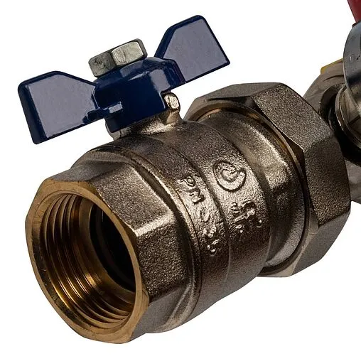 Группа коллекторная с расходомерами 5 отводов 1&quot;в/в x ¾&quot;ек Stout SMB 0473 000005