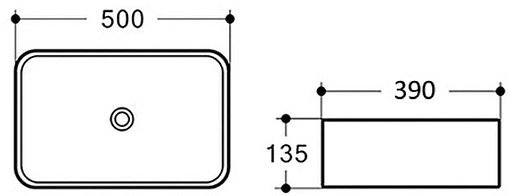 Раковина Comforty 50 белый T-Y9378