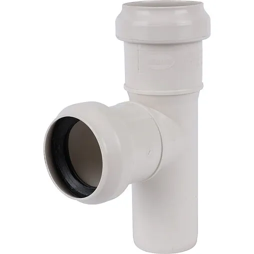 Тройник внутренний бесшумный D=40x40мм Угол 87° Sinikon 508011.K Тройник внутренний бесшумный D=40x40мм Угол 87° Sinikon 508011.K
