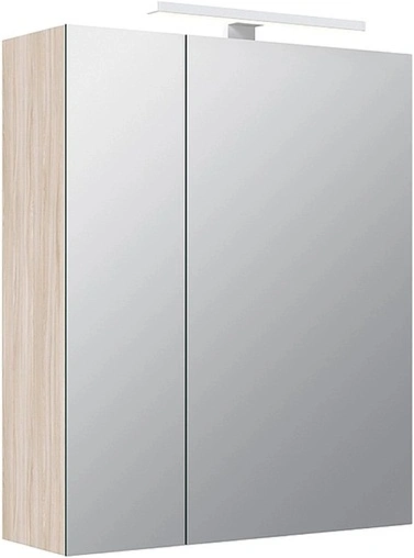 Шкаф-зеркало IDDIS Mirro 50 белый/дерево MIR5002i99