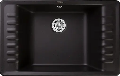 Мойка кухонная GranFest Quarz GF-ZW-71 черный