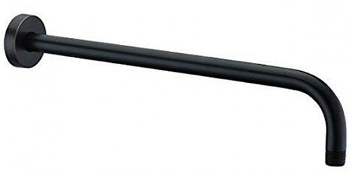 Лейка верхнего душа с настенным креплением Paffoni Master черный матовый ZSOF074NO+ZSOF034NO