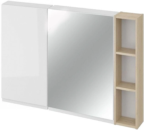Шкаф-зеркало Cersanit Moduo 120 белый/дуб SB-SW-MOD40/Wh+SB-LS-MOD60/Wh+SB-MD-MOD20-SW Шкаф-зеркало Cersanit Moduo 120 белый/дуб SB-SW-MOD40/Wh+SB-LS-MOD60/Wh+SB-MD-MOD20-SW