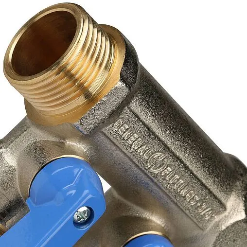 Коллектор запорный проходной 2 отвода синий ¾&quot;в/н x ½&quot;н Stout SMB 6201 341202