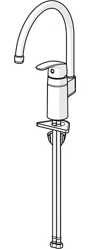 Смеситель для кухни Oras Safira хром 1038F