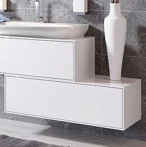 Комод подвесной Aqwella Genesis 100 белый GEN0310W, 4