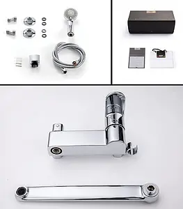 Смеситель для ванны с длинным изливом D&K Rhein Speyer хром DA1313301 Смеситель для ванны с длинным изливом D&K Rhein Speyer хром DA1313301, 4