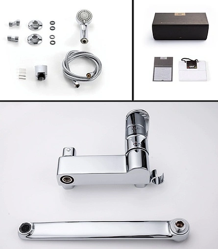 Смеситель для ванны с длинным изливом D&amp;K Rhein Speyer хром DA1313301