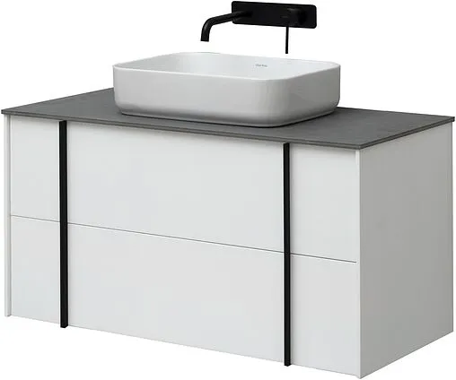 Тумба-умывальник подвесной Allen Brau Reality 100 белый 1.32007.WM+