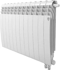 Радиатор биметаллический 12 секций нижнее правое подключение Royal Thermo BiLiner VD 500 Bianco Traffico RTBBTVDR50012 Радиатор биметаллический 12 секций нижнее правое подключение Royal Thermo BiLiner VD 500 Bianco Traffico RTBBTVDR50012, 1
