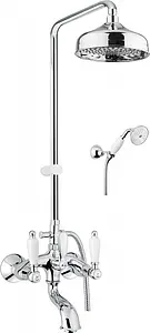 Душевая система со смесителем для ванны Fiore Coloniale хром 02CR0615 Душевая система со смесителем для ванны Fiore Coloniale хром 02CR0615, 1