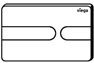 Клавиша смыва для унитаза Viega Prevista Visign for Style 23 8613.1 773151 альпийский белый Клавиша смыва для унитаза Viega Prevista Visign for Style 23 8613.1 773151 альпийский белый, 3