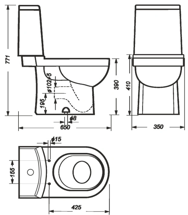 Унитаз-компакт Sanita Luxe Next Slim белый WC.CC/Next/2-SlimDM/WHT.G/S1 Унитаз-компакт Sanita Luxe Next Slim белый WC.CC/Next/2-SlimDM/WHT.G/S1