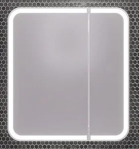 Шкаф-зеркало Opadiris Элеганс 90 белый матовый 00-00006882, 5