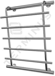 Полотенцесушитель водяной лесенка Terminus Каскад П5 600х500 полированная сталь 4620768885570, 2