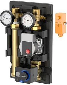 Насосный модуль с 3-х ходовым смесительным клапаном 1"в х 1½"н Meibes MK M45890.5EARU без насоса Насосный модуль с 3-х ходовым смесительным клапаном 1"в х 1½"н Meibes MK M45890.5EARU без насоса, 1