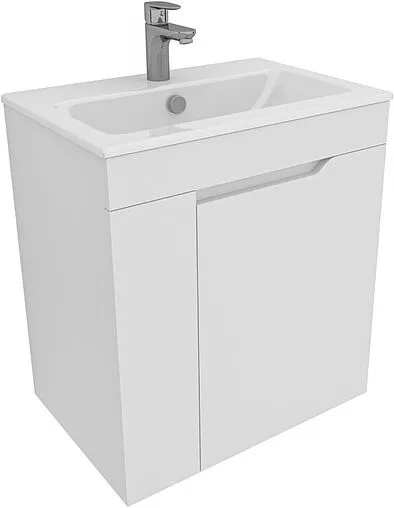 Тумба под умывальник Aquanet Практика 60 белый матовый 00330453