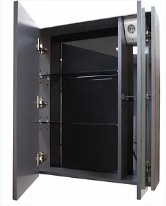 Шкаф-зеркало Roca Ronda 60 антрацит ZRU9302968, 3