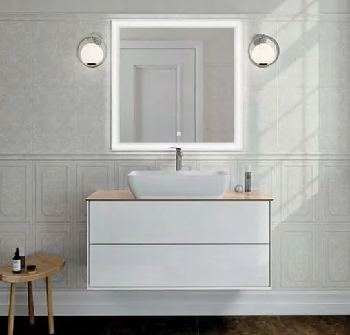 Тумба-умывальник подвесная Kerama Marazzi Plaza Modern 100 белый PLB.M.100.2\WHT+