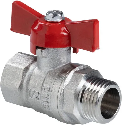 Кран шаровый ½&quot;в x ½&quot;н Valtec Стандарт ГОСТ Р 59553-2021 VT.123.N.04