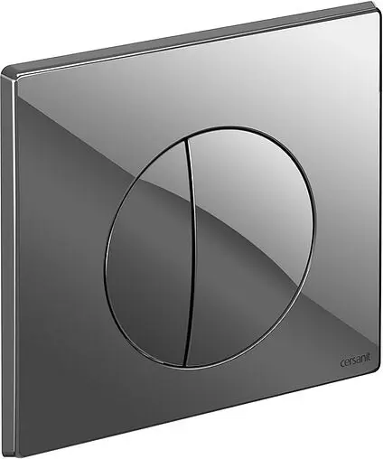 Комплект 6 в 1 Cersanit Nature CO DPL EO 64230 с кнопкой Leon хром глянцевый Комплект 6 в 1 Cersanit Nature CO DPL EO 64230 с кнопкой Leon хром глянцевый