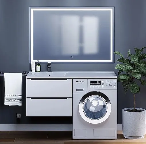 Тумба под умывальник подвесная Uperwood UPD Tanos 60 белый с графитовыми вставками 291020261 Тумба под умывальник подвесная Uperwood UPD Tanos 60 белый с графитовыми вставками 291020261