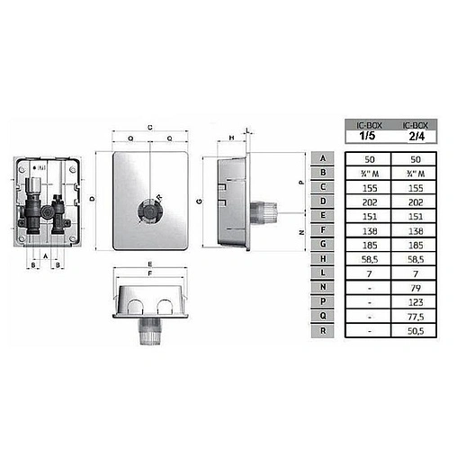 Комплект для регулирования теплого пола Valtec ICBox VT.ICBOX.1.0