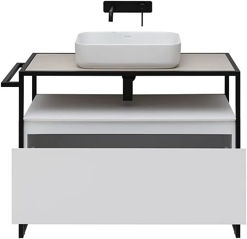 Тумба-умывальник напольная Allen Brau Priority 100 белый 1.31003.WM+